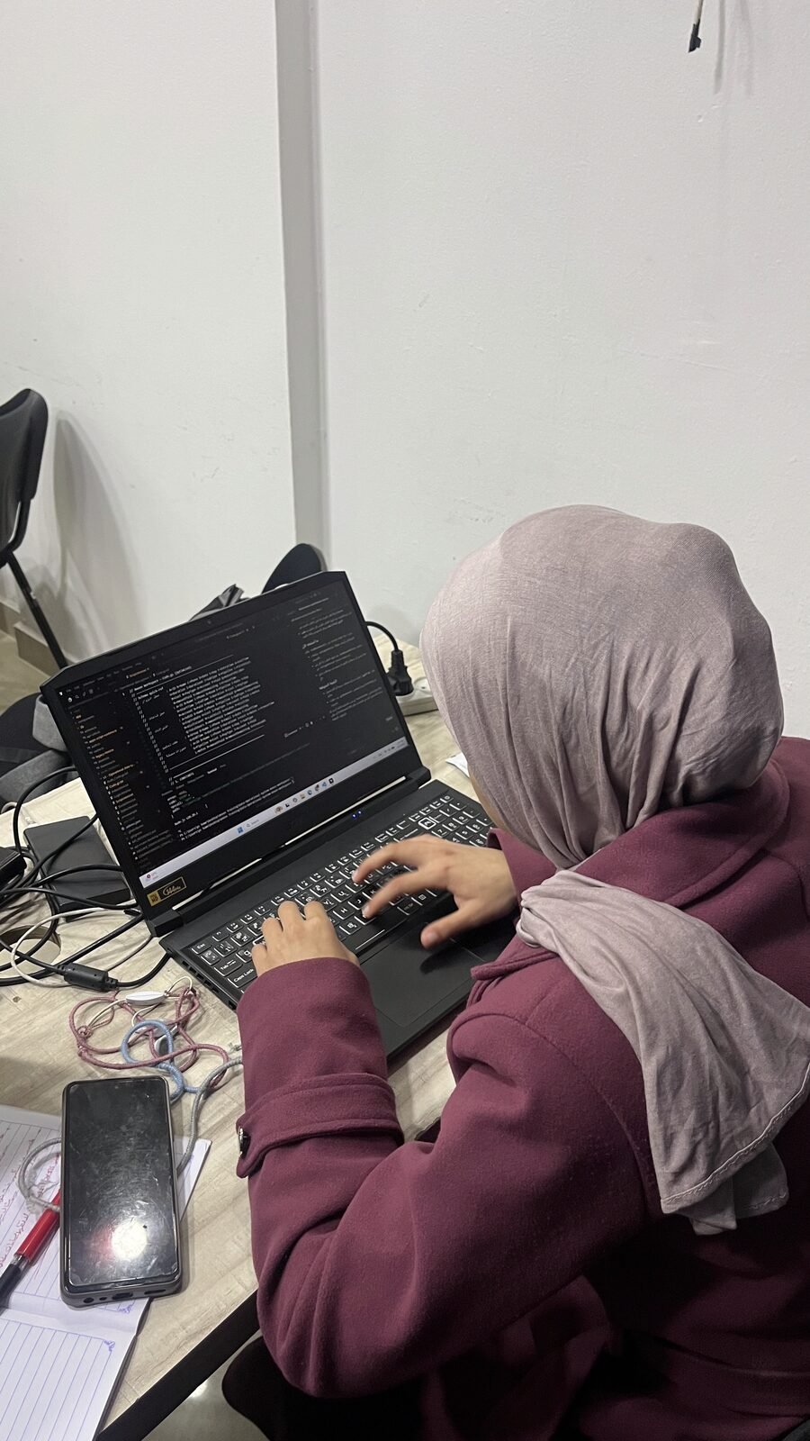 Academy student coding